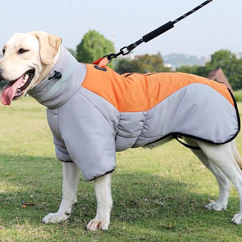 New Winter Dog Coat Waterproof Pet Clothes For Medum Large Dogs Warm Thicken Dog Vest Custome Labrador Jacket.