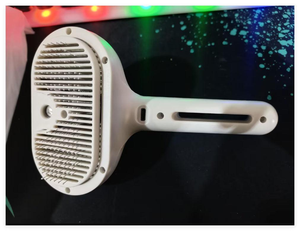 Pet Comb Self Cleaning Pets Hair Remover Brush For Dogs Grooming Tools Dematting Comb Built-in Mist Humidifier Pet Products.