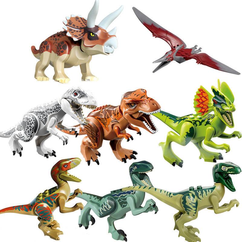 Building Blocks Mini Dinosaur Bricks Figures Kids Toys For Children.