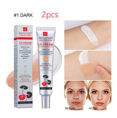 Moisturizing Correcting CC Cream Waterproof Anti-sweat Makeup Before Concealer Lasting Women Makeup Protect Skin Erborian Make.