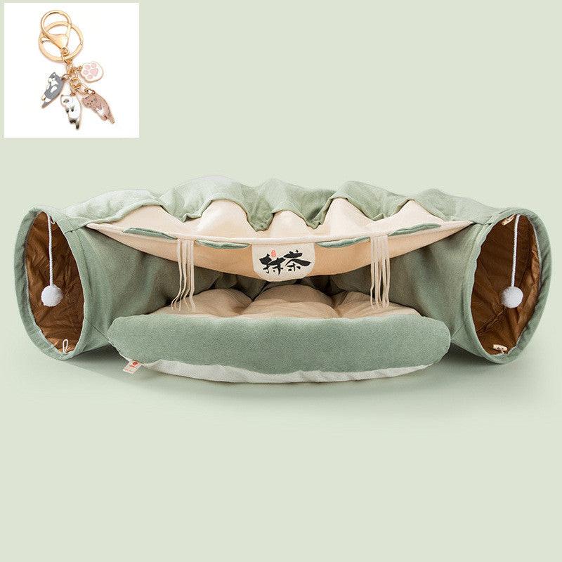 Collapsible Cat Tunnel Durable Washable Collapsible.