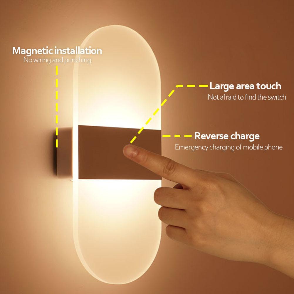 Indoor Sensing USB Charging Wall Lamp.