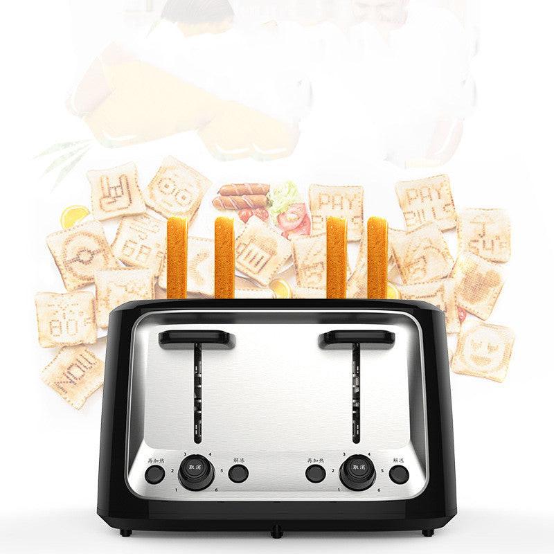 Home Automatic Multifunctional Toaster Four Slot Export.