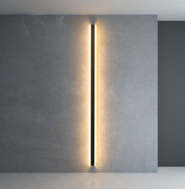 Minimalist long led wall lamp.