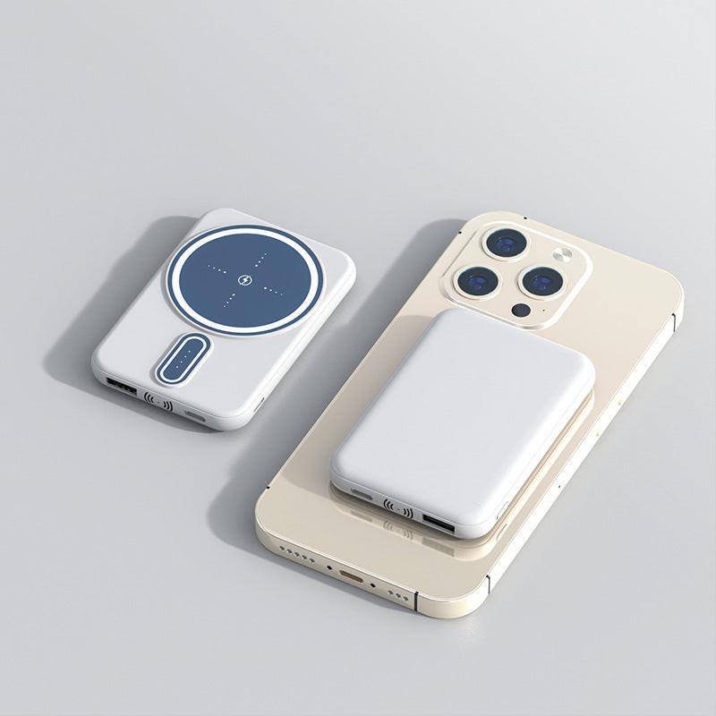 Magnetic Suction Charging Bank Wireless Charging Bank Mobile Power Supply.