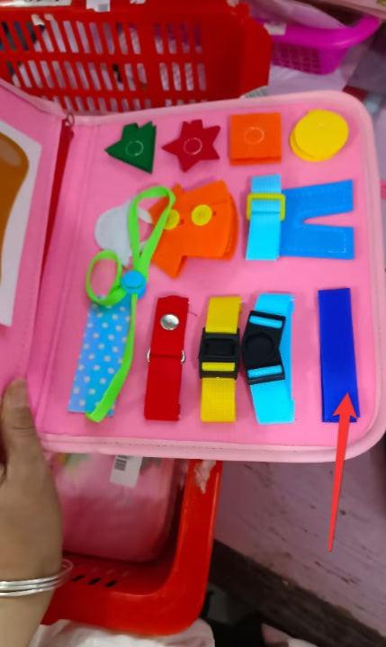 New Busy Book Children's Busy Board Dressing And Buttoning Learning Baby Early Education Preschool Sensory Learning Toy.