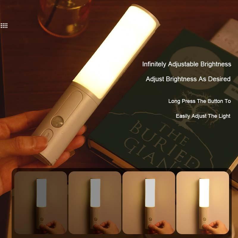 New Style Smart Human Body Induction Motion Sensor LED Night Light For Home Bed Kitchen Cabinet Wardrobe Wall Lamp.