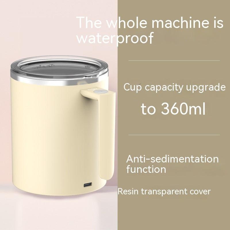 Portable Smart Magnetic Automatic Mixing Coffee Cup Rechargeable Rotating Home Office Travel Stirring Cup.