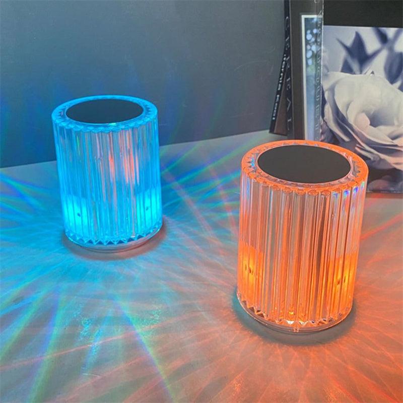Crystal Lamp Table Lamp Atmosphere Creative Line Small Night Lamp Led Lights.