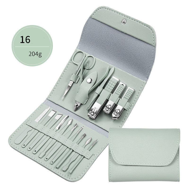 Professional Scissors Nail Clippers Set Ear Spoon Dead Skin Pliers Nail Cutting Pliers Pedicure Knife Nail Groove Trimmers.