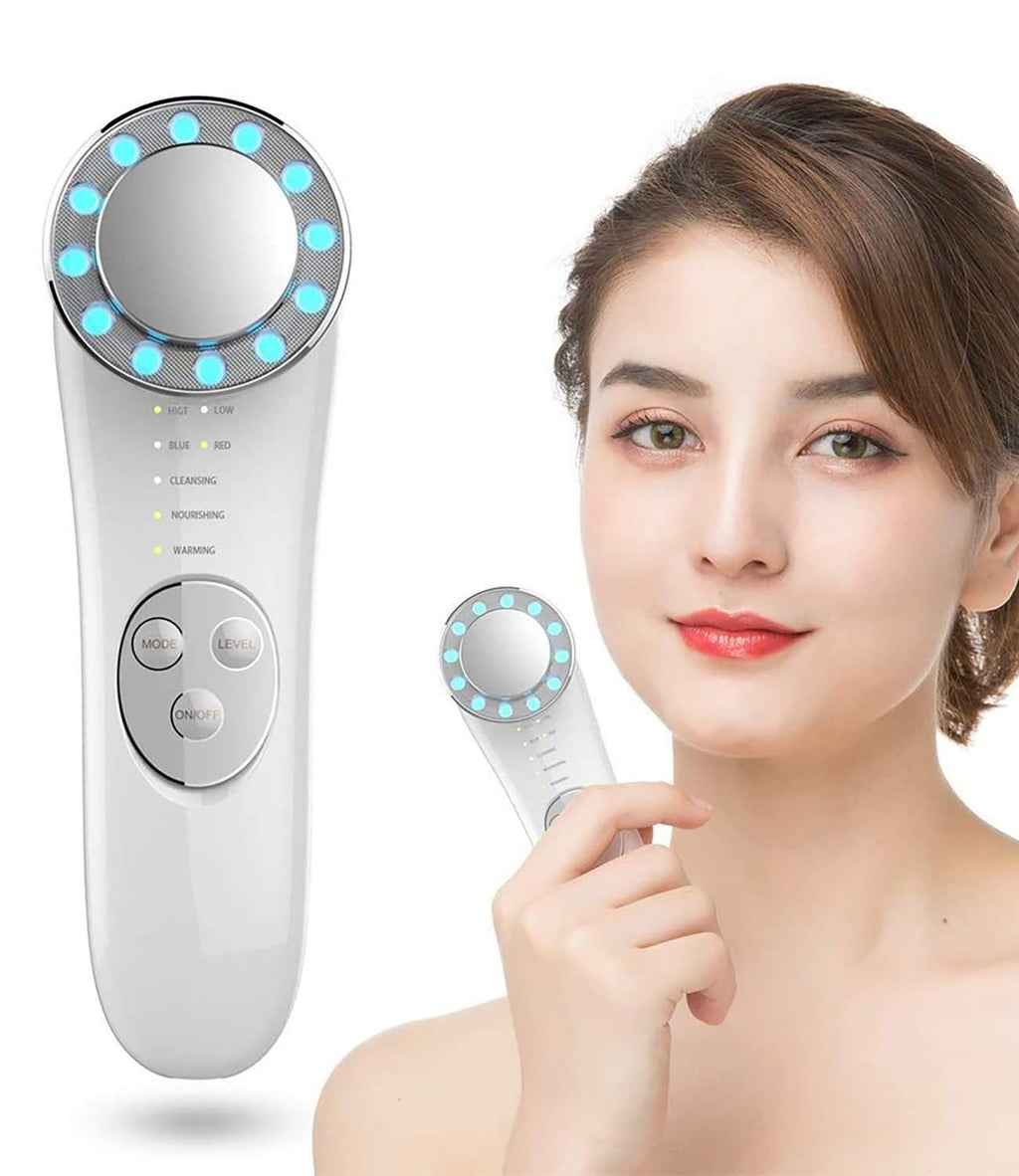 Facial Massager Skin Care Tools 7 In 1 Face Lifting Machine Galvanic Facial Machine Face Tightening Machine For Skin High Frequency Facial Machine.