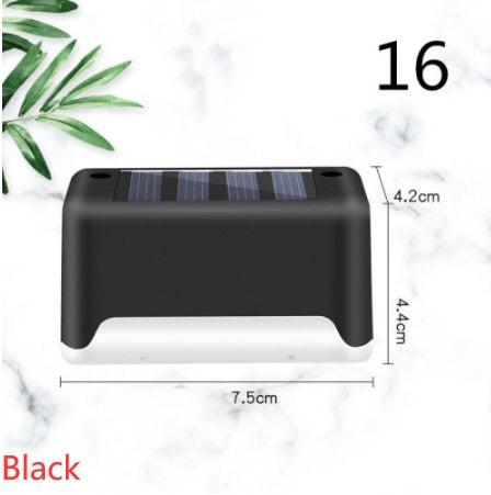 New Upgrade Waterproof LED Solar Fence Lamp Solar Deck Lights Solar Step Light Outdoor For Patio Stairs Garden Pathway Step Yard.