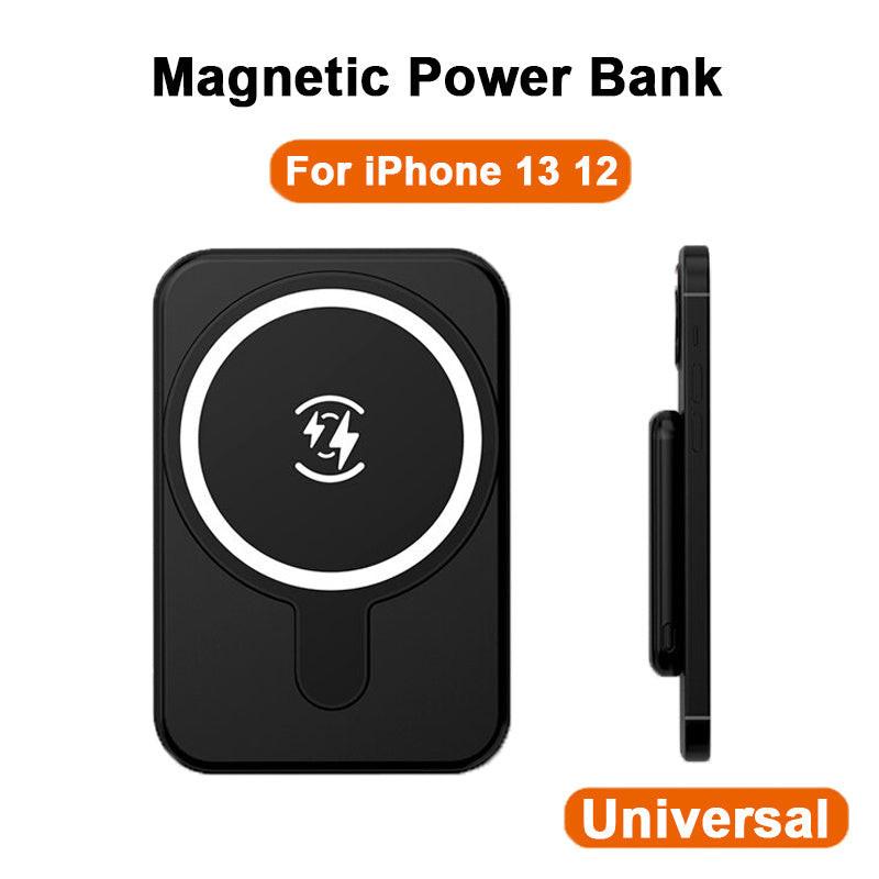 Mini Magnetic Power Bank 5000mAh Wireless.