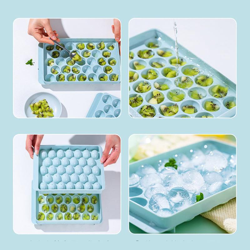 Ice Tray 3D Round Ice Molds Home Bar Party Use Round Ball Ice Cube Makers Kitchen DIY Ice Cream Moulds.