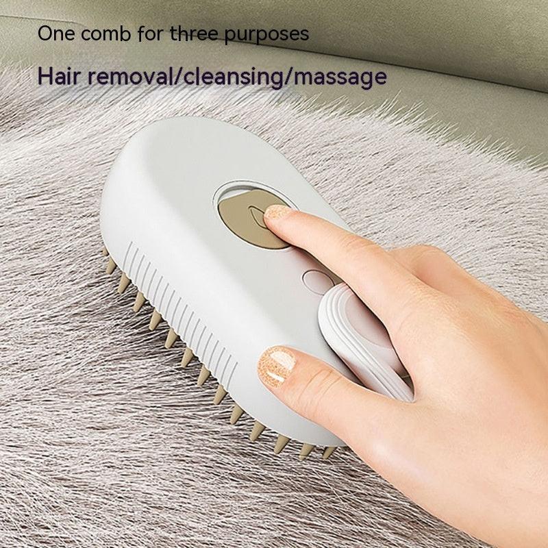 Cat Steam Brush Steamy Dog Brush 3 In 1 Electric Spray Cat Hair Brushes For Massage Pet Grooming Comb Hair Removal Combs Pet Products.