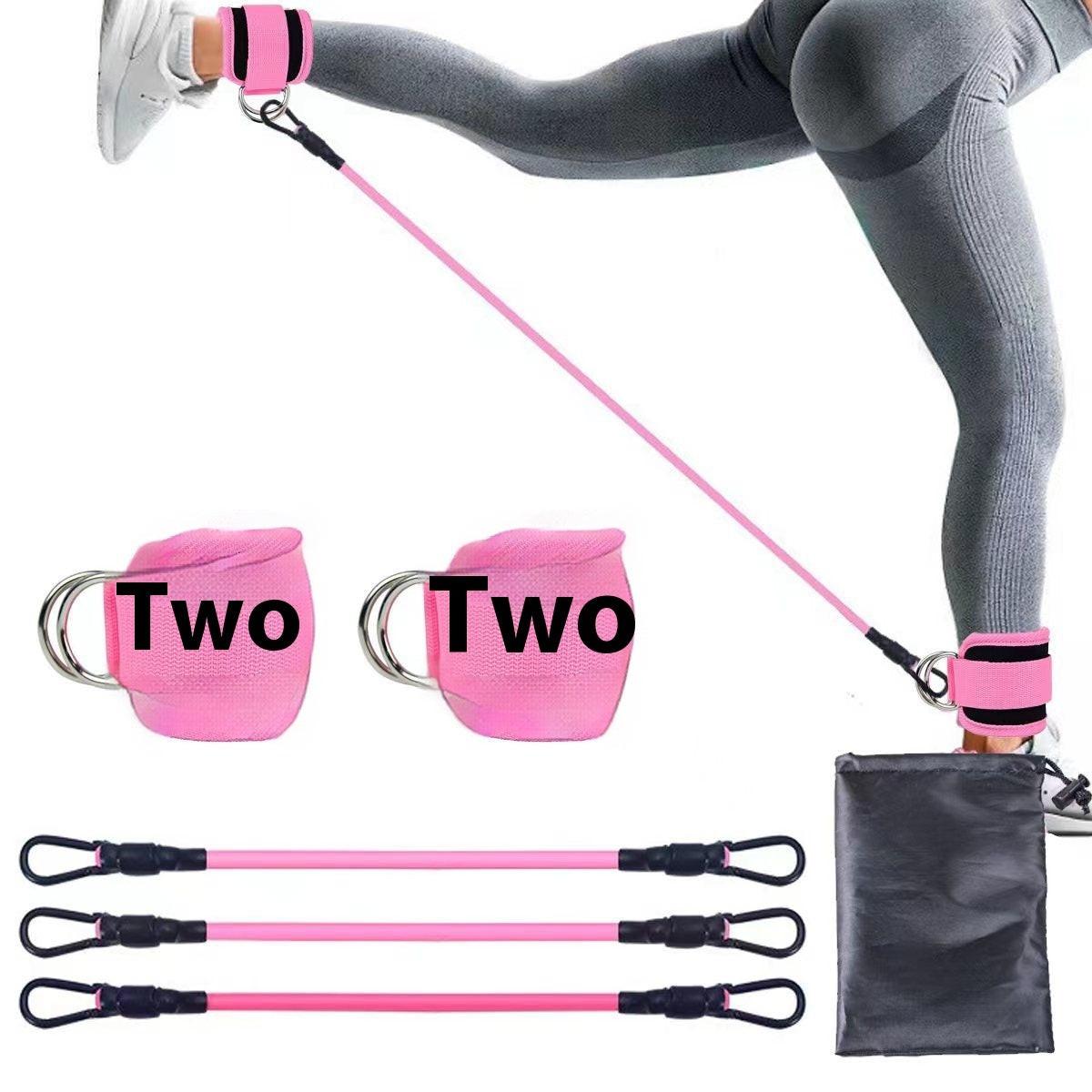 Ankle Strap Resistance Bands Hip Leg Strength Pull Rope Fitness Elastic Training Home Yoga Pilate Crossfit Workout Gym Equipment.