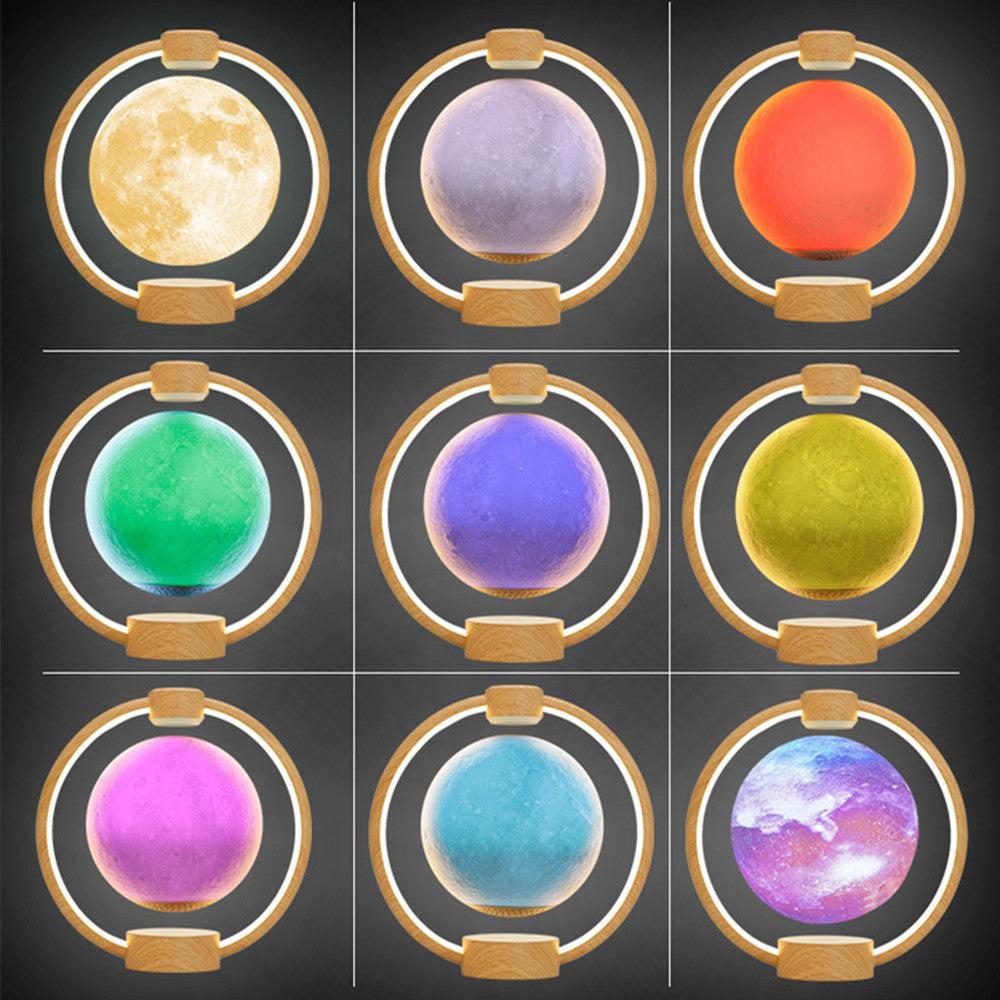 Maglev Moon Light Bluetooth 3D Stereo Diy Colorful Glare.