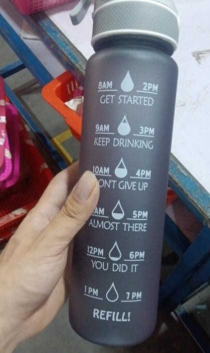 Water Bottle Scrub Bounce Cover Straw Space Cup Sports Water Bottle.