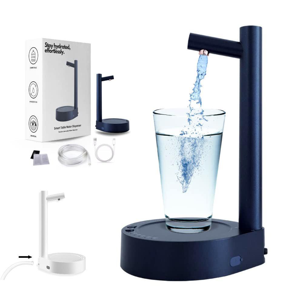 Desk Dispenser Electric Water Gallon Automatic Water Bottle Dispenser Rechargeable Water Dispenser.