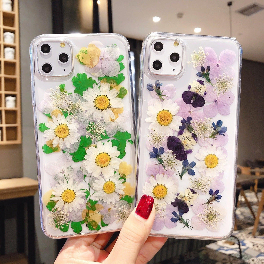 Preserved Flower Epoxy Phone Cases.
