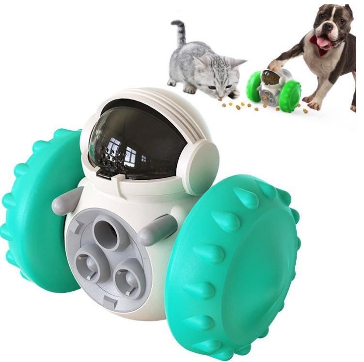 Cat And Dog Toys Slow Food Interactive Balance Car Multifunctional Fun Development Smart Pet Feeding Dog Toy Car Pets Products.