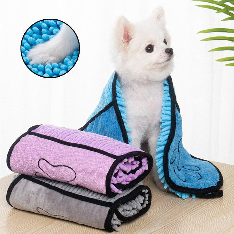 Dogs Cats Towels Super Absorbent Dog Bathrobe Microfiber Bath Towels Quick-Drying Cat Bath Towel For Pets Towel Dog Towels Pet Products.