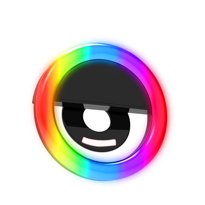 Mobile phone fill light USB charging model rk12 mobile phone self-timer beauty fill light.