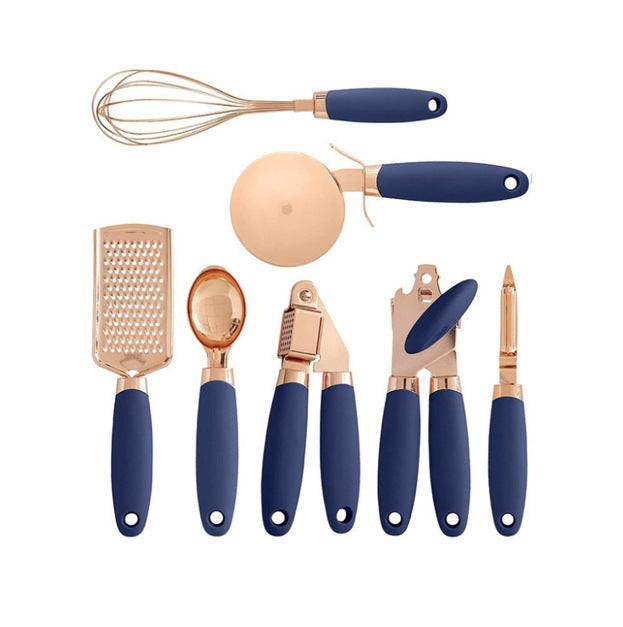 Kitchen Household Peeler Gadget Copper Plating Set.