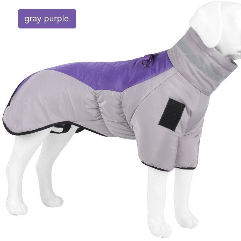 New Winter Dog Coat Waterproof Pet Clothes For Medum Large Dogs Warm Thicken Dog Vest Custome Labrador Jacket.