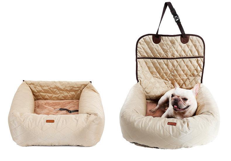 2 In 1 Pet Dog Carrier Folding Car Seat Pad Thickened Multi-purpose Pet Bed Dog Car Mattress Pets Supplies.