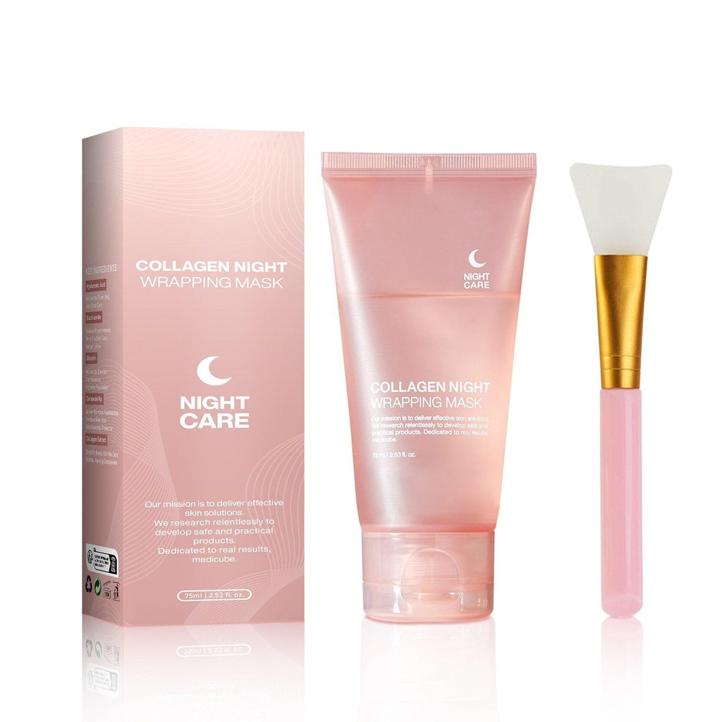 Face Night Mask Collagen Wrapping Mask Natural Ingredients Firming Elasticity & Hydration Anti-wrinkle For Skin Care.