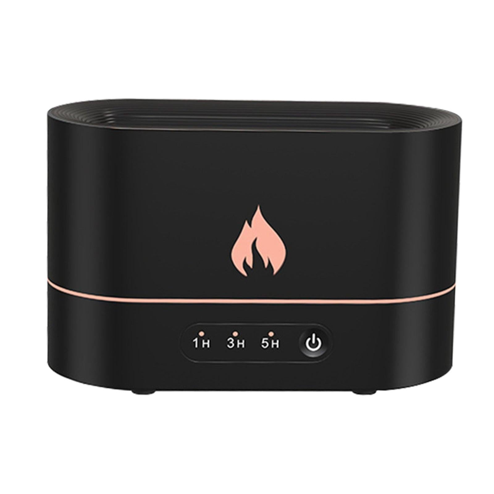 Siming Flame Aromatherapy Machine Home Bedroom Silent Atmosphere Light Humidifier Flame Diffuser Home Decor.