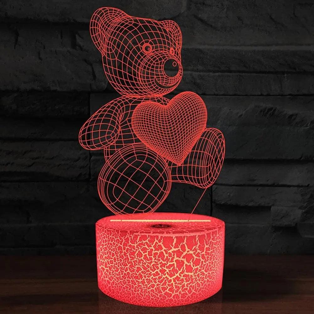 3D Lamp Acrylic USB LED Night Lights Neon Sign Lamp Xmas Christmas Decorations For Home Bedroom Birthday Decor Valentines Day Gifts.