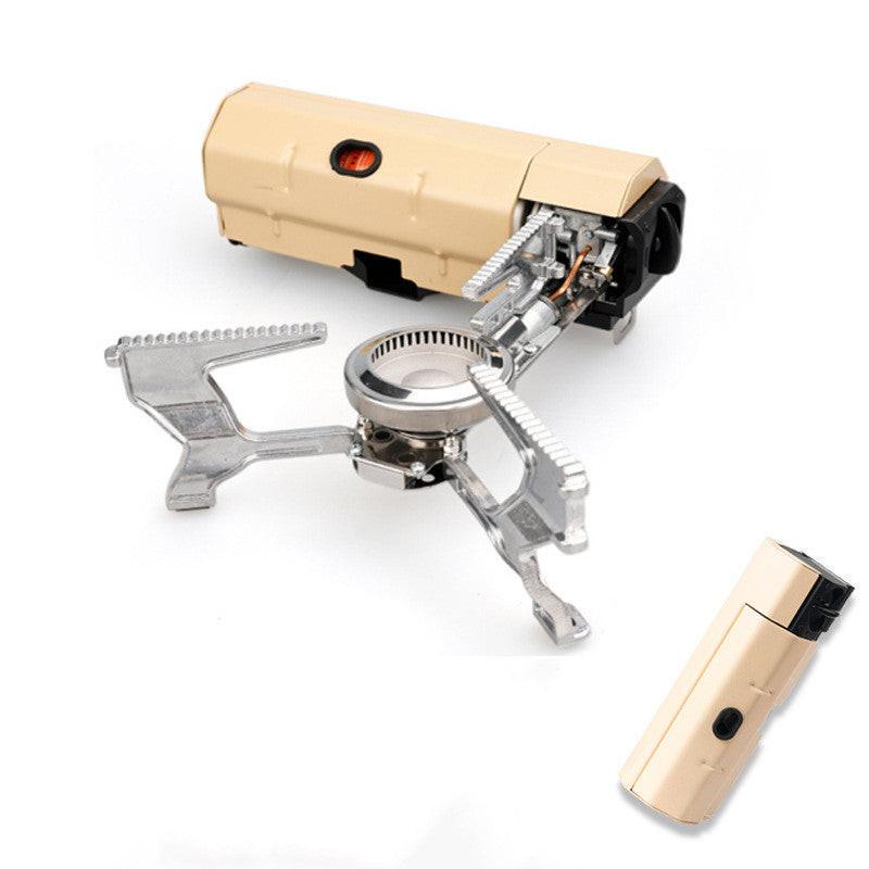 Camping Gas Stove Portable Folding Cassette Stove Outdoor Hiking BBQ Travel Cooking Grill Cooker Gas Burner Food Heating Tool Kitchen Gadgets.