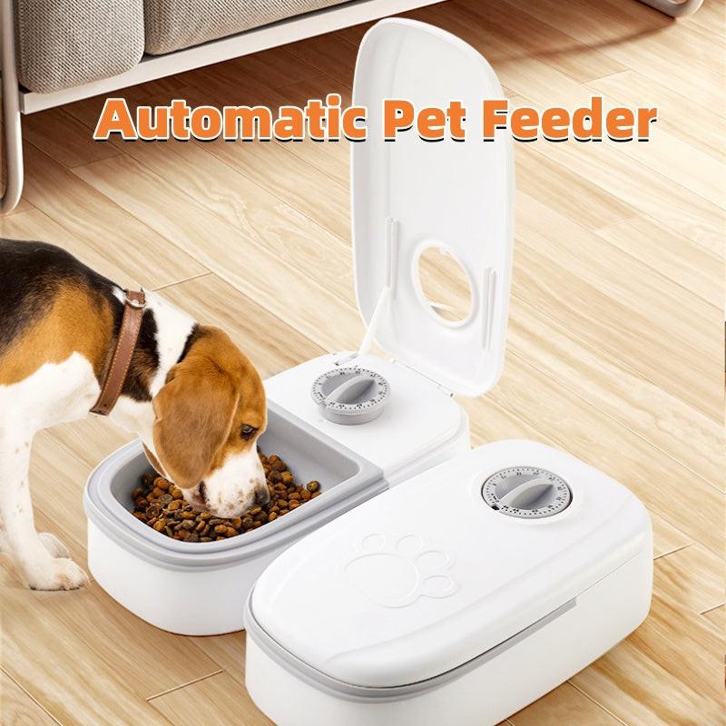 Automatic Pet Feeder Smart Food Dispenser For Cats Dogs Timer Stainless Steel Bowl Auto Dog Cat Pet Feeding Pets Supplies.