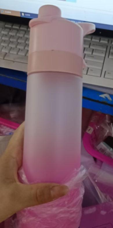 Spray Water Bottle For Girls Outdoor Sport Fitness Water Cup Large Capacity Spray Bottle Drinkware Travel Bottles Kitchen Gadgets.