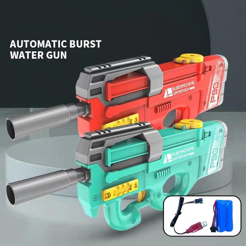 Automatic Electric Water Gun Toys Shark High Pressure Outdoor Summer Beach Toy Kids Water Fight Pool Party Water Toy.