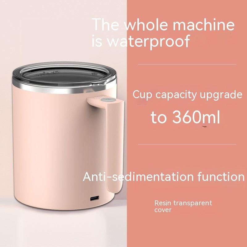 Portable Smart Magnetic Automatic Mixing Coffee Cup Rechargeable Rotating Home Office Travel Stirring Cup.
