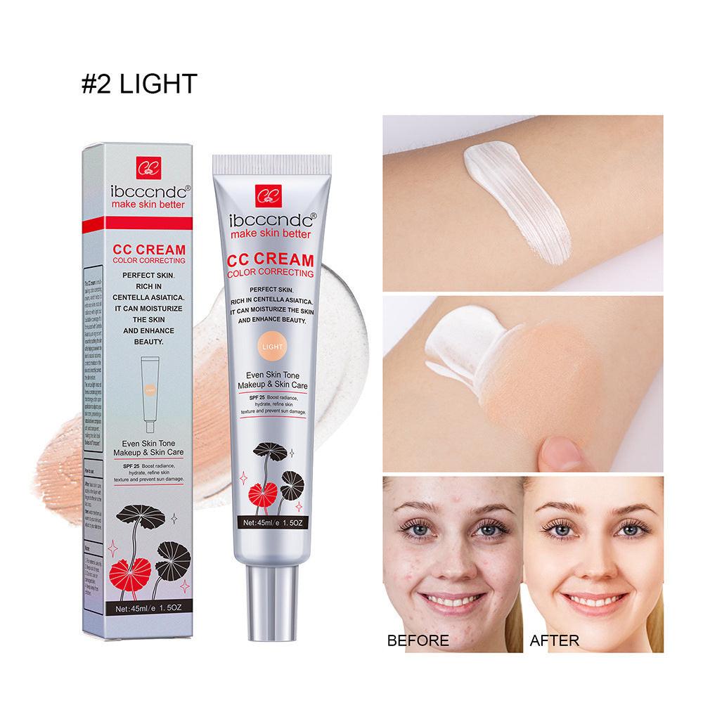 Moisturizing Correcting CC Cream Waterproof Anti-sweat Makeup Before Concealer Lasting Women Makeup Protect Skin Erborian Make.