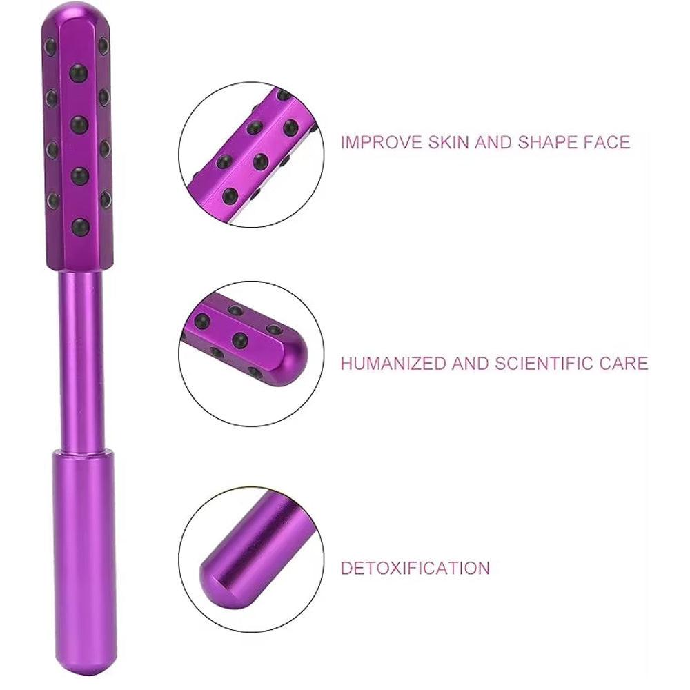 30 Germanium Beauty Stick Massage Beauty Stick Facial Roller Face Lift Bar Anti Wrinkle Facial Massager Skin Care Tool Derma Rolling Face Massage Roller Wand.