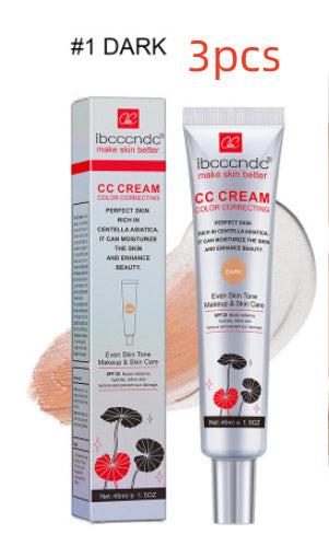 Moisturizing Correcting CC Cream Waterproof Anti-sweat Makeup Before Concealer Lasting Women Makeup Protect Skin Erborian Make.