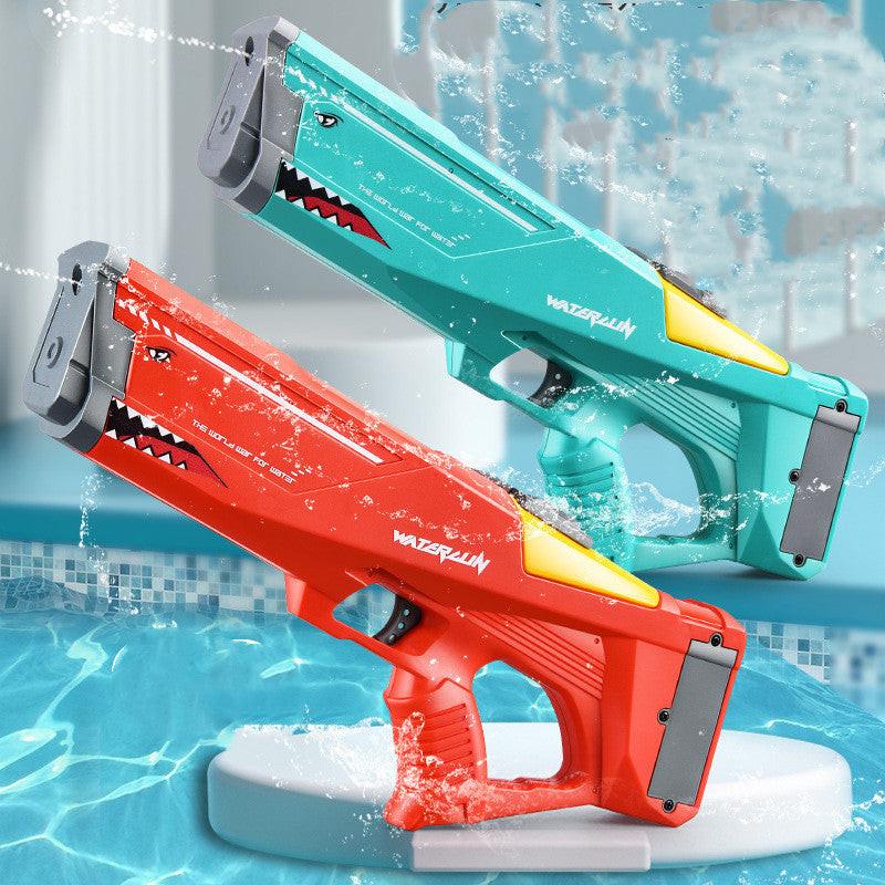 Automatic Electric Water Gun Toys Shark High Pressure Outdoor Summer Beach Toy Kids Water Fight Pool Party Water Toy.