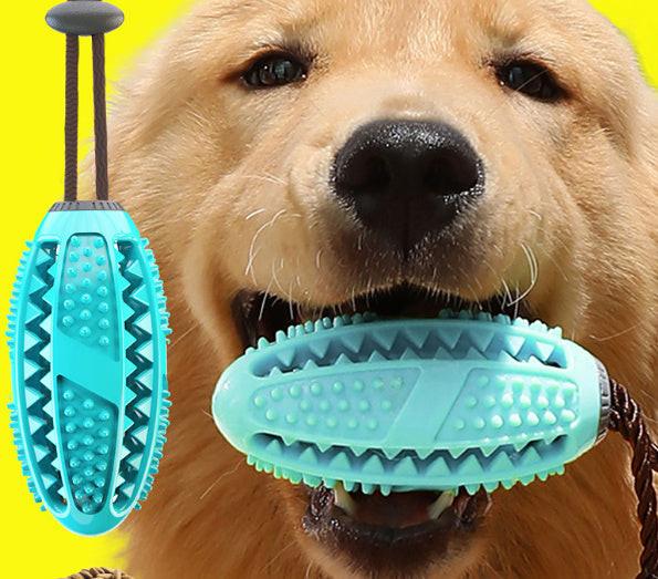 Dog Toys Silicon Suction Cup Tug Interactive Dog Ball Toy For Pet Chew Bite Tooth Cleaning Toothbrush Feeding Pet Supplies.