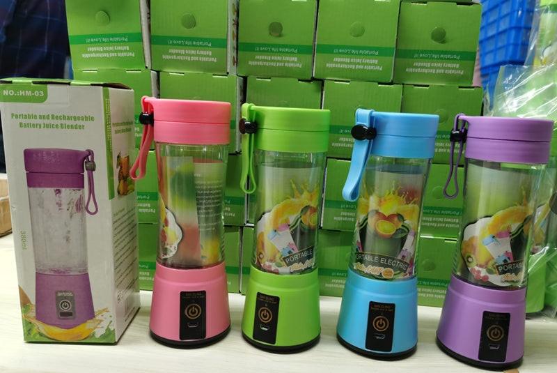 Portable Blender With USB Rechargeable Mini Kitchen Fruit Juice Mixer Home Simple Portable Electric Mini Juicer.