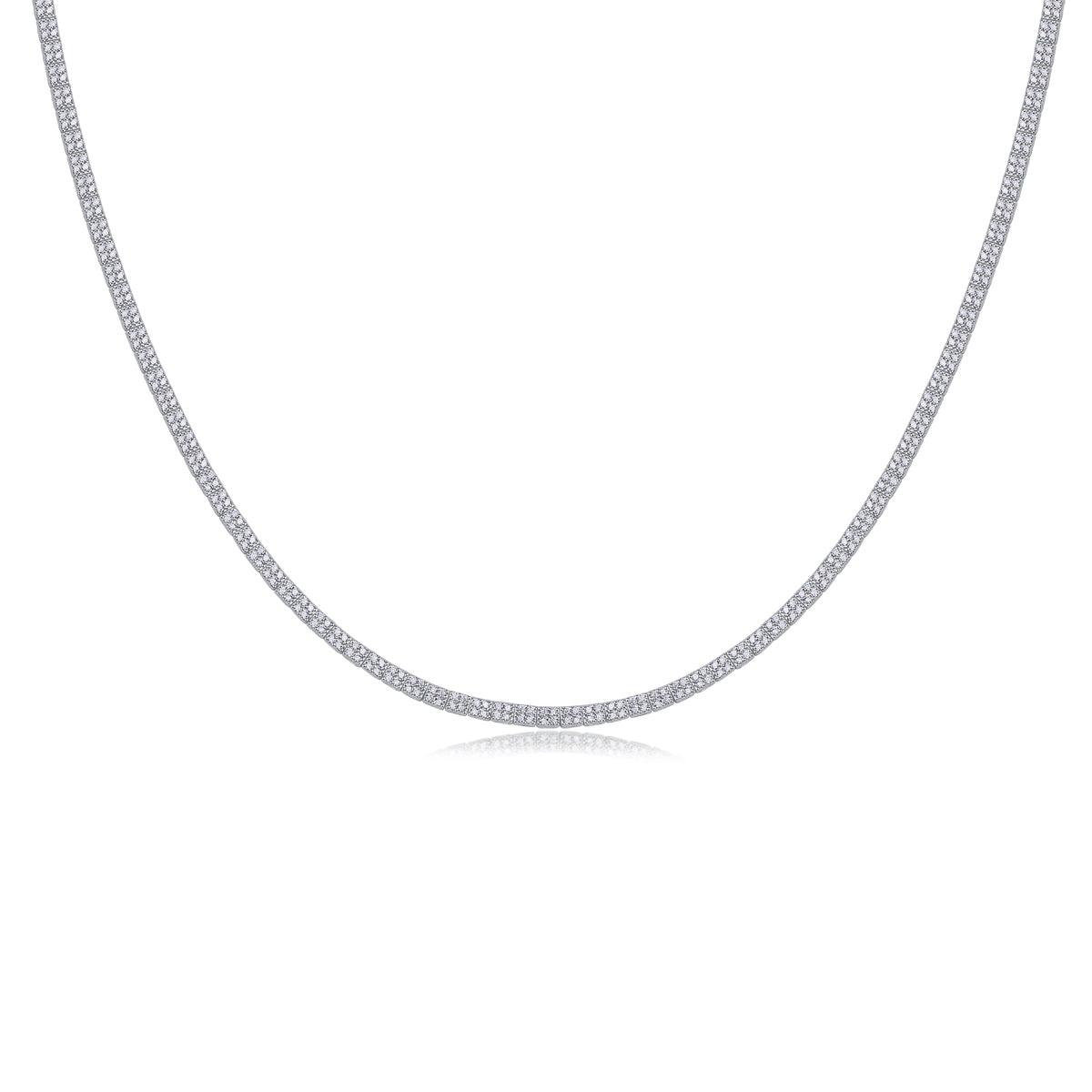 Winter Lake Luxury Fashion Diamond S925 Silver Necklace