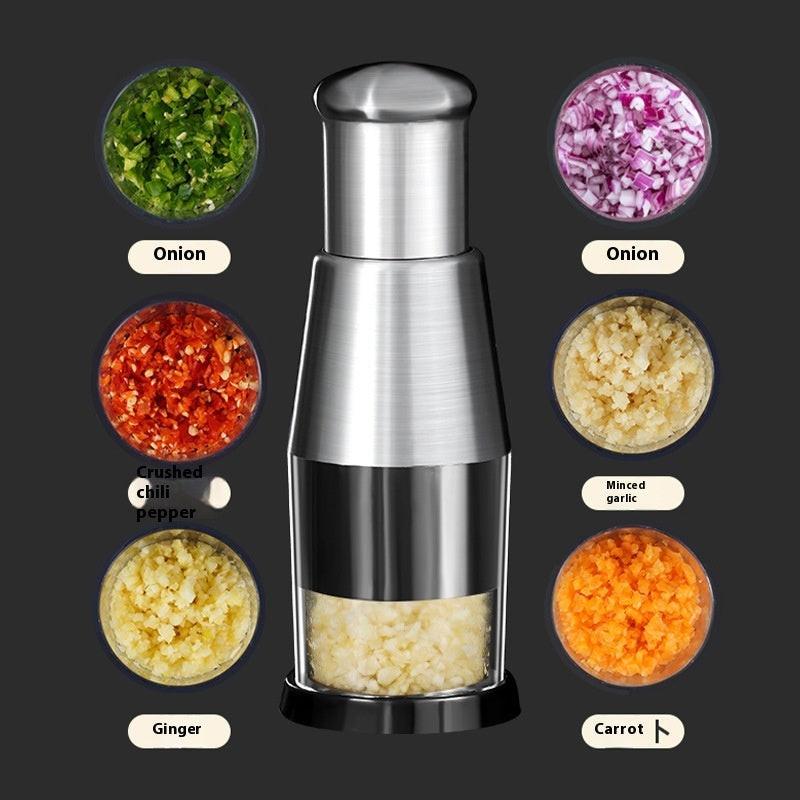 Garlic Crusher Onion Chopper Multipeler Vegetables Chopper Manual Garlic Press Machine Garlic Squeezer Kitchen Gadget.