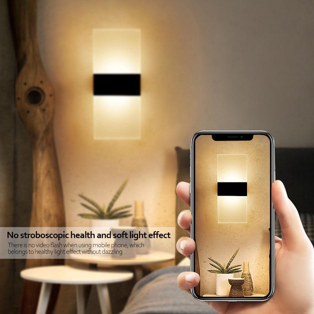 Indoor Sensing USB Charging Wall Lamp.
