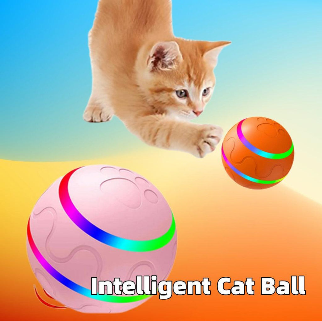 Pet New Cat Wicked Ball Toy Intelligent Ball USB Cat Toys Self Rotating Ball Automatic Rotation Ball.