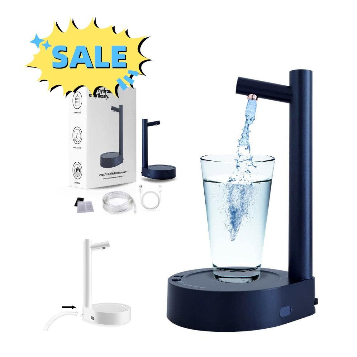 Desk Dispenser Electric Water Gallon Automatic Water Bottle Dispenser Rechargeable Water Dispenser.