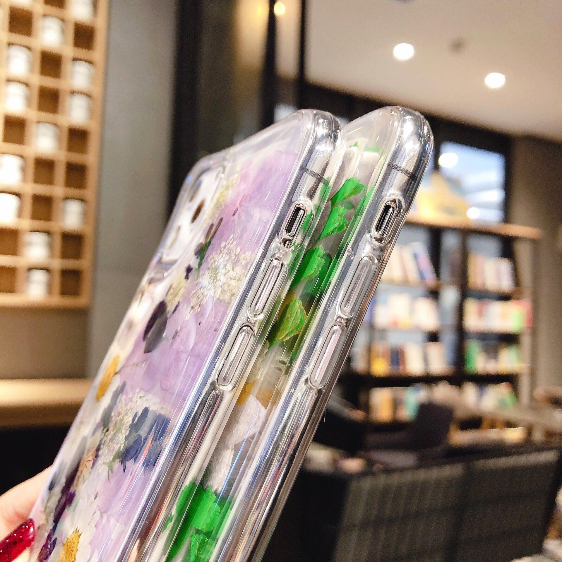 Preserved Flower Epoxy Phone Cases.
